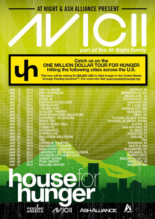Movie poster for Avicii on Tour (2013)