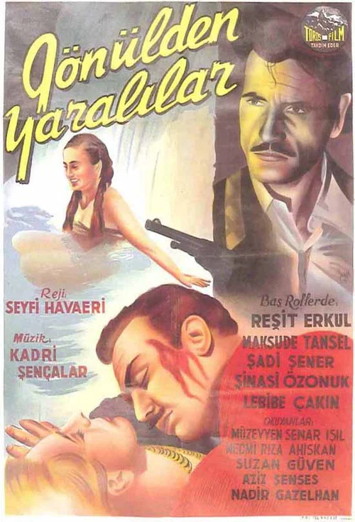 Movie poster for Gönülden Yaralılar (1949)