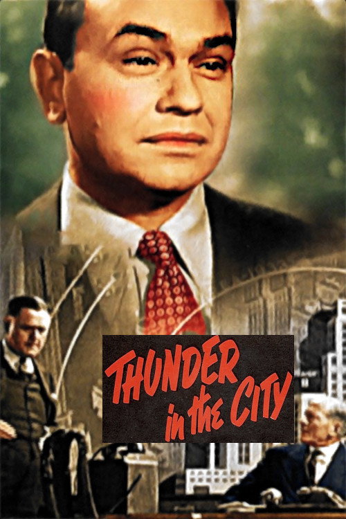 Movie poster for Thunder in the City (1937)