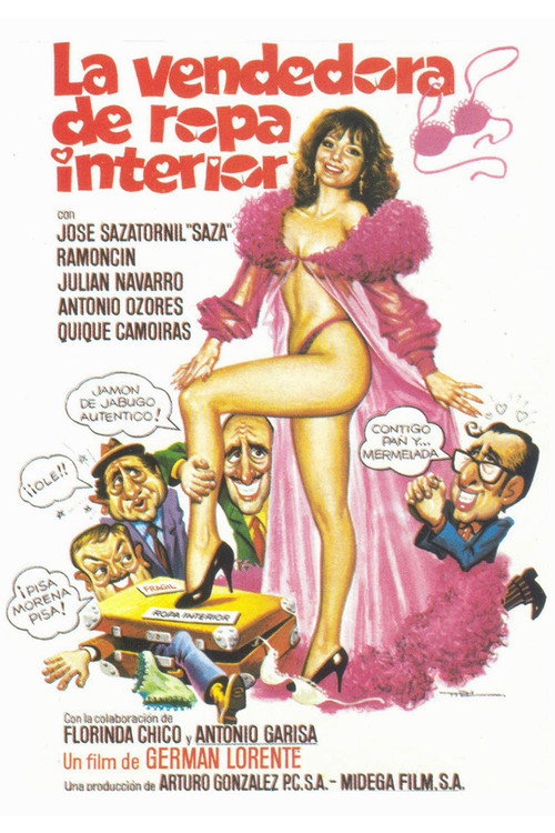 Movie poster for La vendedora de ropa interior (1982)