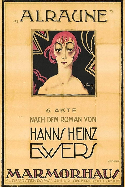 Movie poster for Alraune (1918)