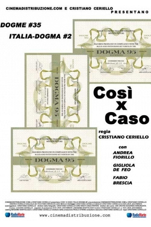 Movie poster for Così x Caso (2004)