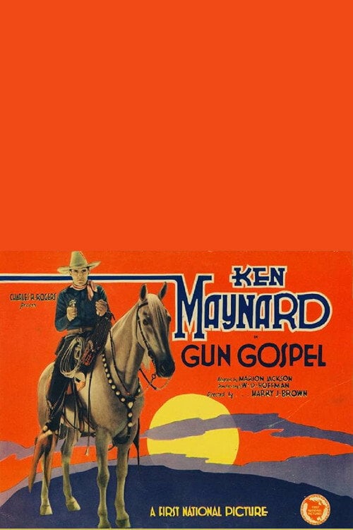 Movie poster for Gun Gospel (1927)
