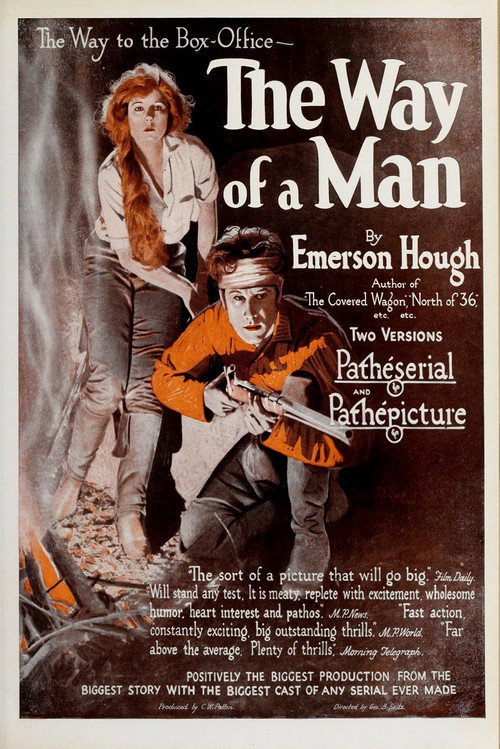 Movie poster for The Way of a Man (1923)