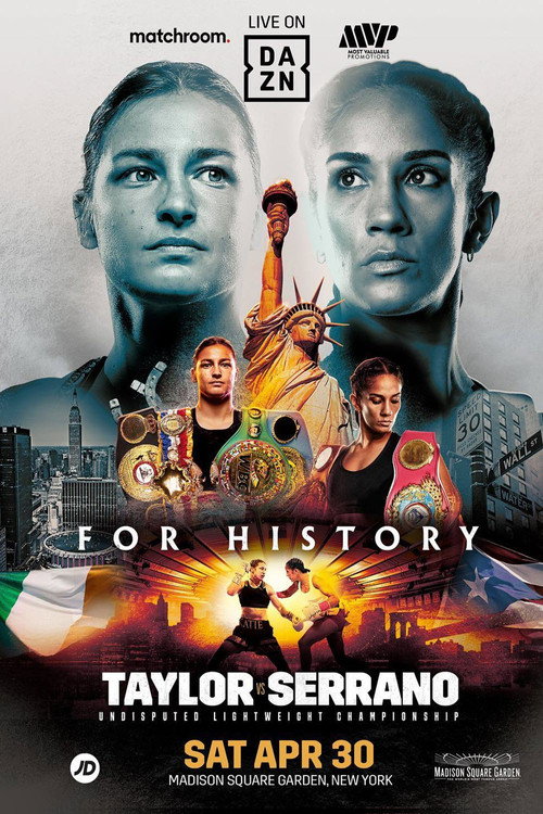 Movie poster for Katie Taylor vs. Amanda Serrano (2022)