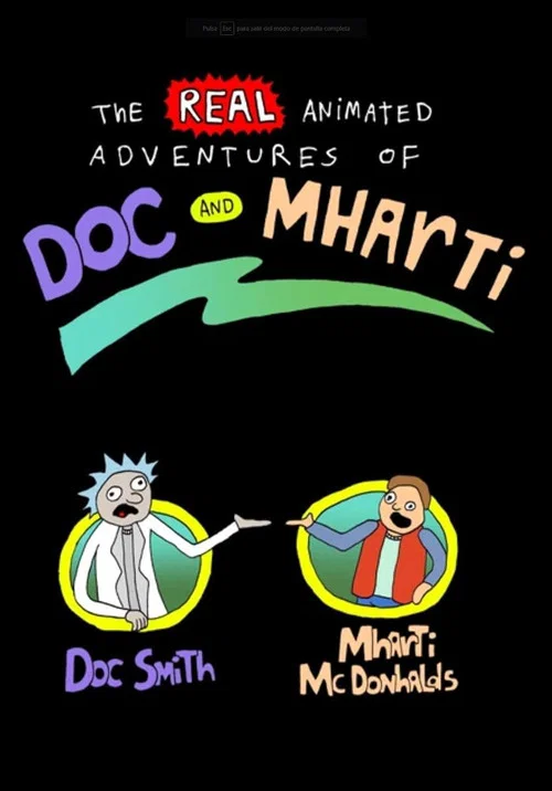 Movie poster for The Real Animated Adventures of Doc and Mharti (2006)