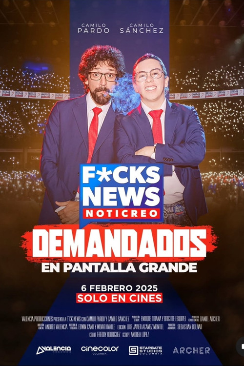 Movie poster for F*CKS NEWS: Demandados en Pantalla Grande (2025)