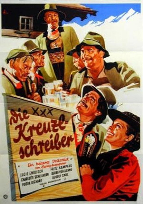 Movie poster for Die Kreuzlschreiber (1950)
