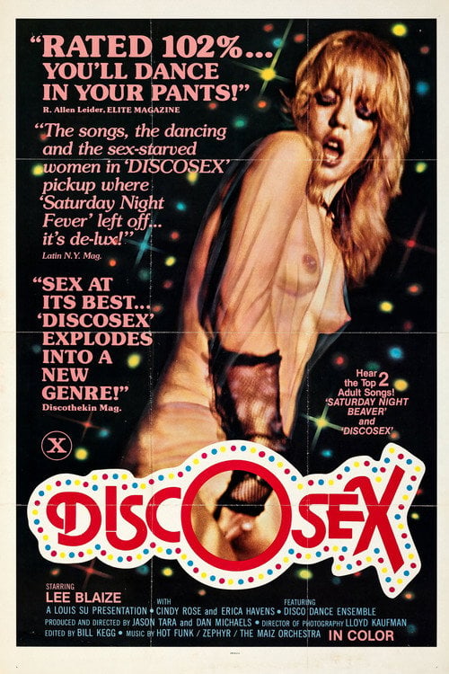 Movie poster for Disco Sex (1978)
