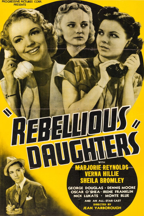 Movie poster for Rebellious Daughters (1938)