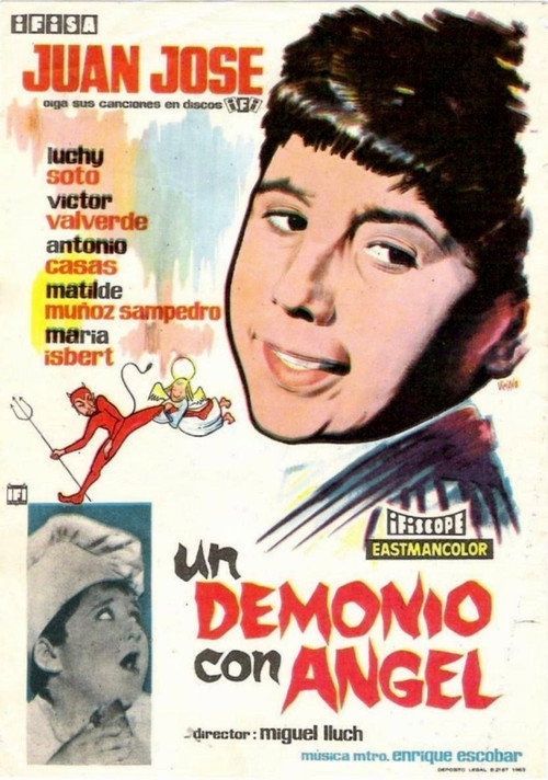 Movie poster for Un demonio con ángel (1963)
