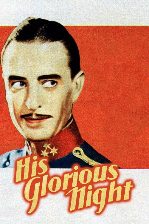 Movie poster for His Glorious Night (1929)