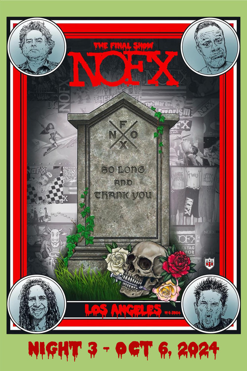 Movie poster for NOFX: The Final Show (Night 3) Oct 6, 2024 (2024)