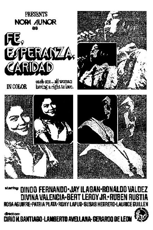 Movie poster for Fe, Esperanza, Caridad (1974)