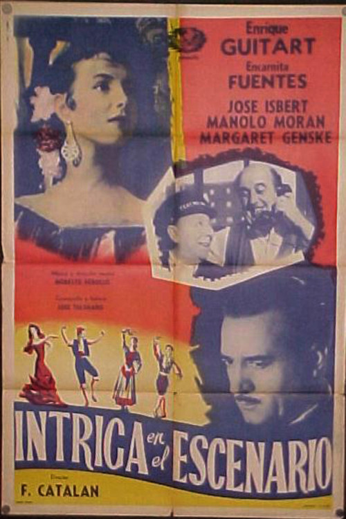 Movie poster for Intriga en el escenario (1954)