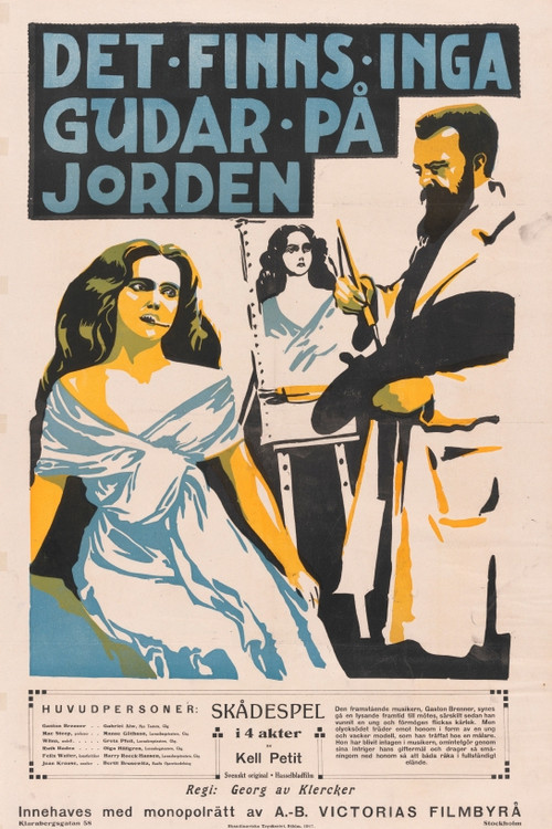 Movie poster for There Are No Gods on Earth (1917)