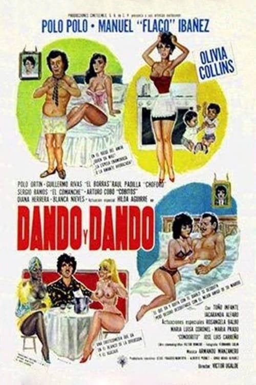 Movie poster for Dando y dando (1990)