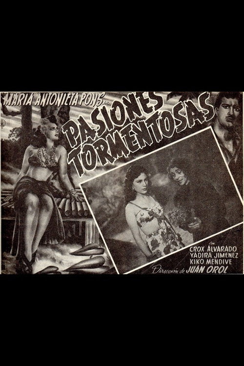 Movie poster for Pasiones tormentosas (1946)