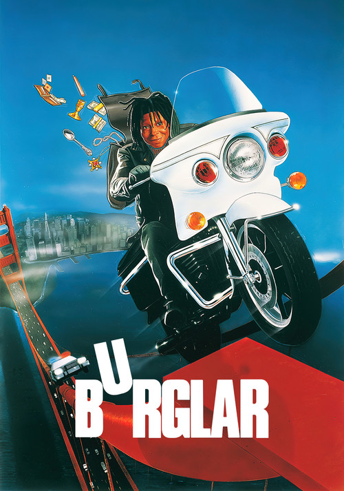 Movie poster for Burglar (1987)