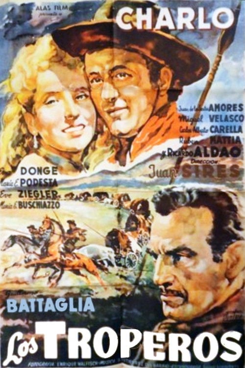 Movie poster for Los troperos (1953)