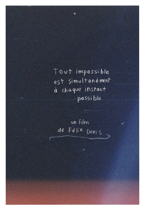 Movie poster for Tout impossible est simultanément à chaque instant possible (2023)