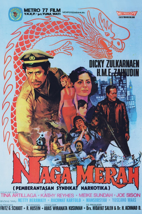 Movie poster for Naga Merah (1976)