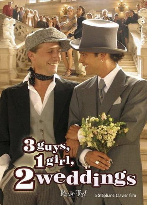 Movie poster for 3 Guys, 1 Girl, 2 Weddings (2004)