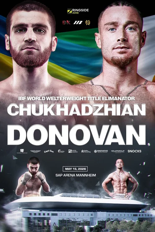 Movie poster for Karen Chukhadzhian vs. Paddy Donovan (2026)