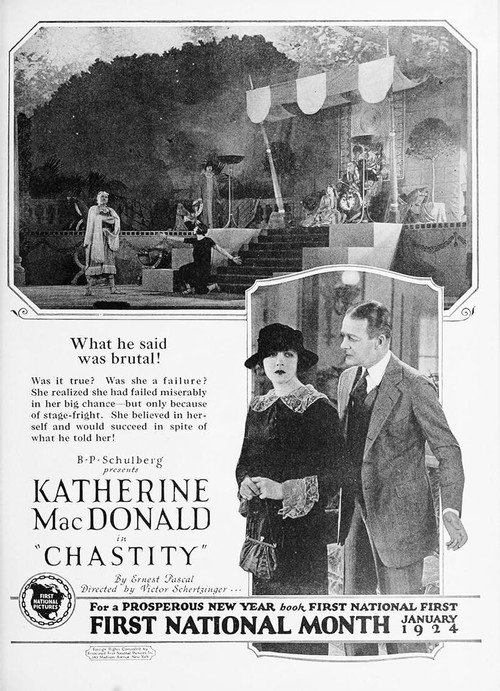 Movie poster for Chastity (1923)