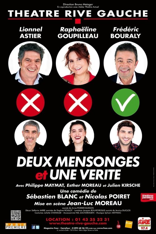 Movie poster for Deux mensonges et une vérité (2019)