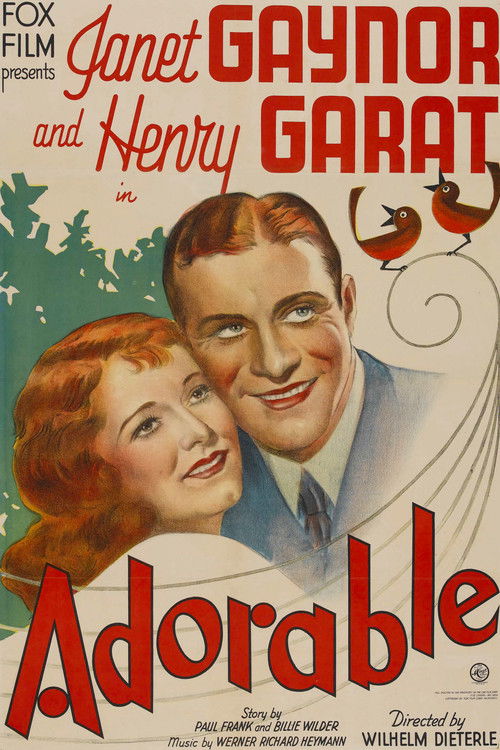 Movie poster for Adorable (1933)