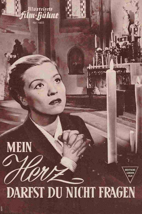 Movie poster for Don't Ask My Heart (1952)