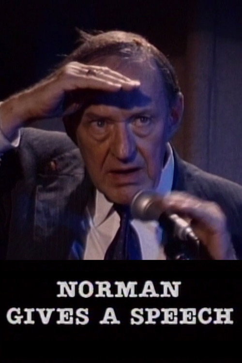 Movie poster for Norman Gives A Speech (1989)