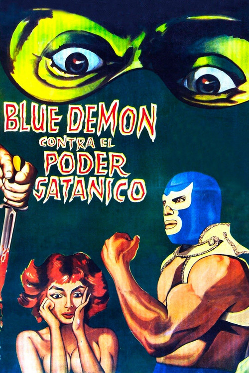 Movie poster for Blue Demon vs. the Satanic Power (1966)