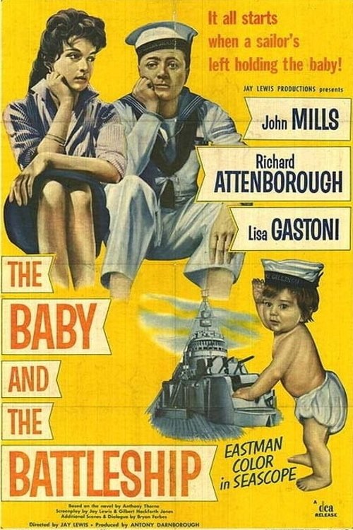 Movie poster for The Baby and the Battleship (1956)