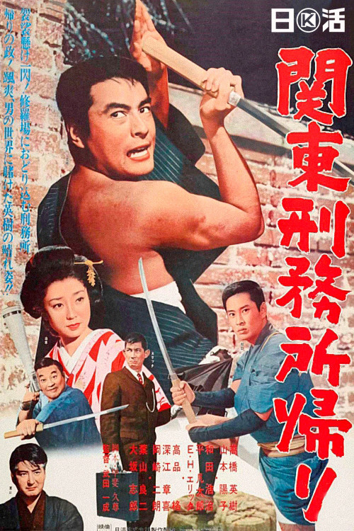 Movie poster for Return to Kanto Prison (1967)