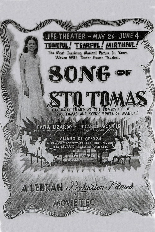 Movie poster for The Song of Sto. Tomas (1950)