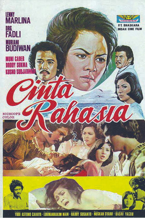 Movie poster for Cinta Rahasia (1976)