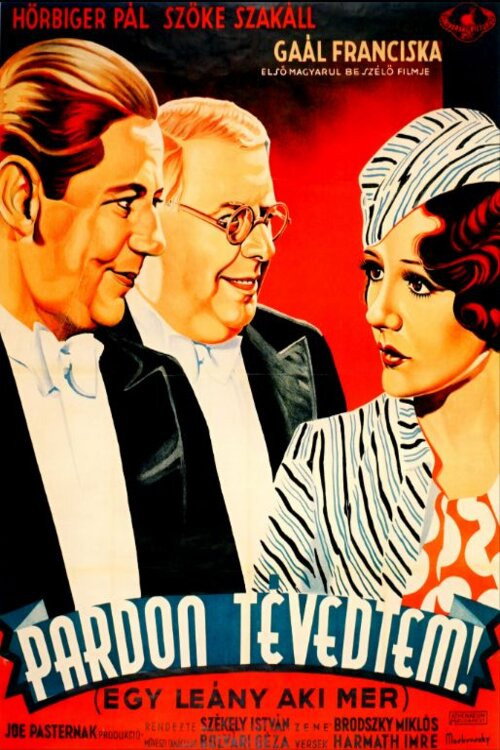 Movie poster for Pardon, tévedtem (1933)