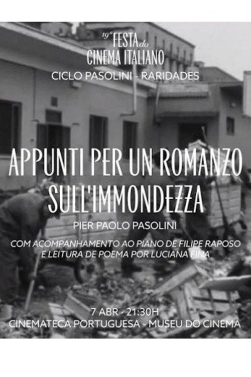 Movie poster for Appunti per un romanzo sull'immondezza (1970)