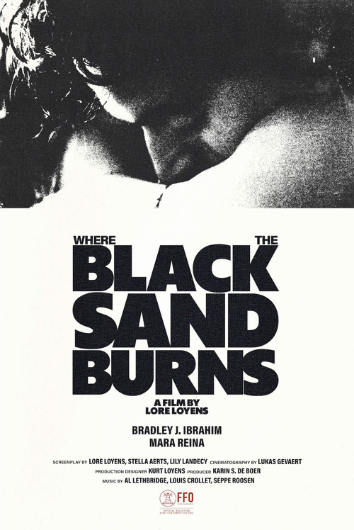 Movie poster for Where the Black Sand Burns (2025)