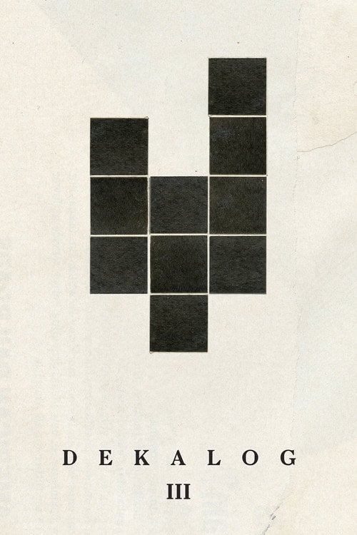 Movie poster for Decalogue III (1989)