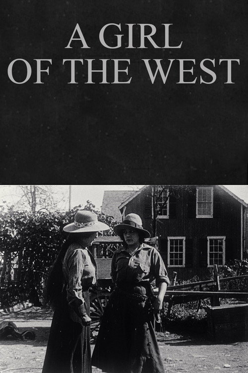 Movie poster for A Girl of the West (1912)