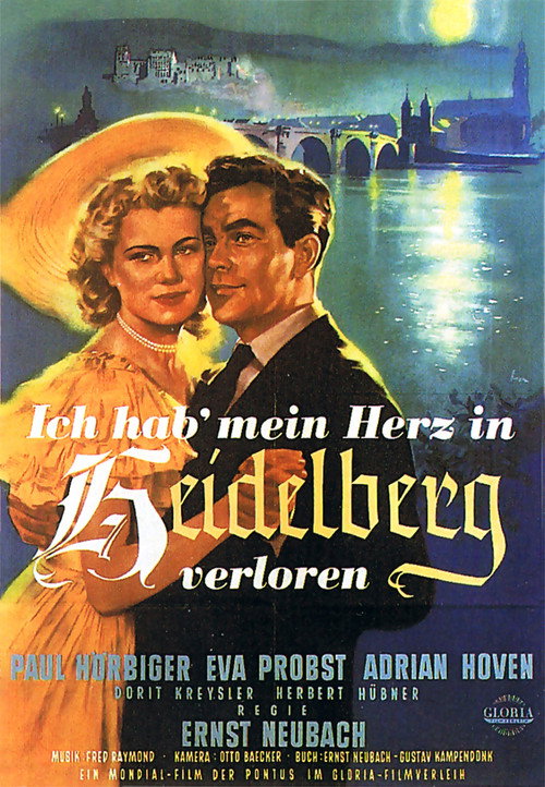 Movie poster for Ich hab’ mein Herz in Heidelberg verloren (1952)