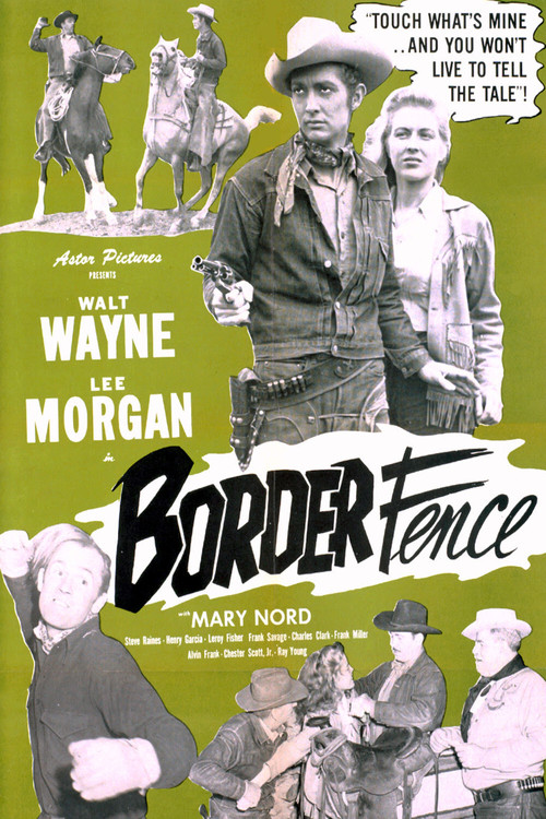 Movie poster for Border Fence (1951)