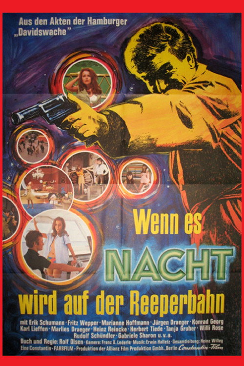 Movie poster for When Night Falls on the Reeperbahn (1967)
