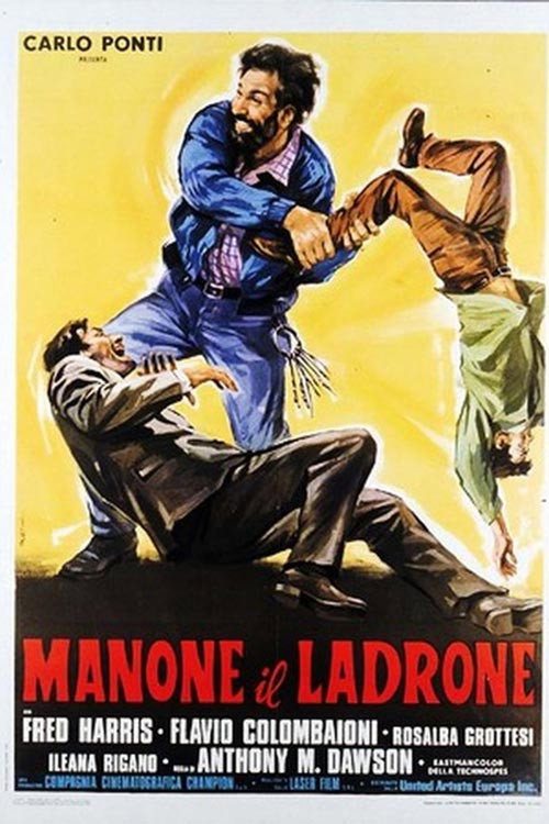 Movie poster for Manone il ladrone (1974)