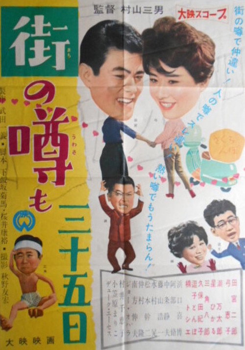 Movie poster for Machi no uwasa mo sanjûgo nichi (1960)