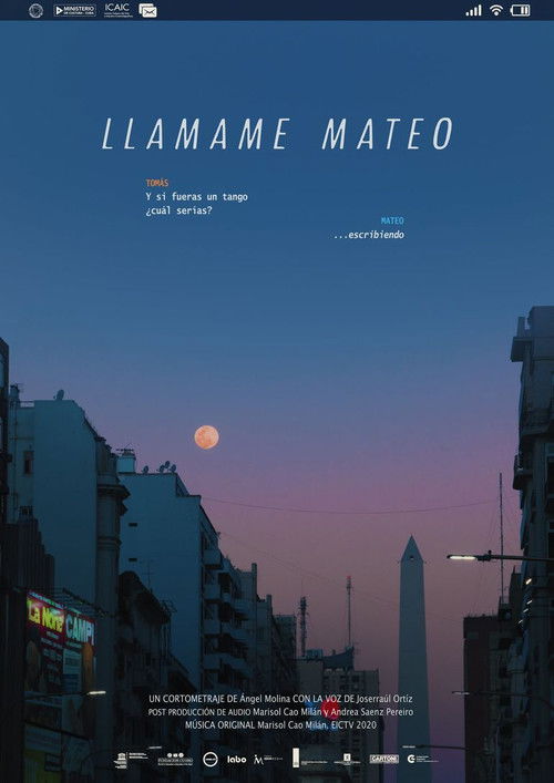Llamame Mateo poster