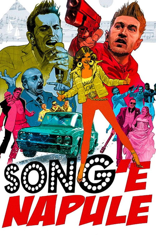 Movie poster for Song'e Napule (2013)